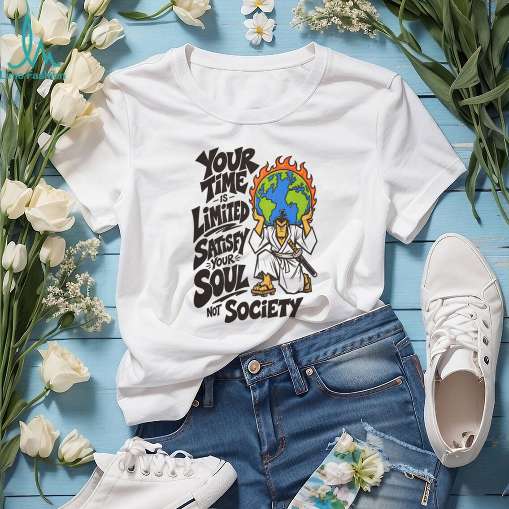 Samurai Jack Your Time Is Limited Soul Motivation Graphic T Shirt