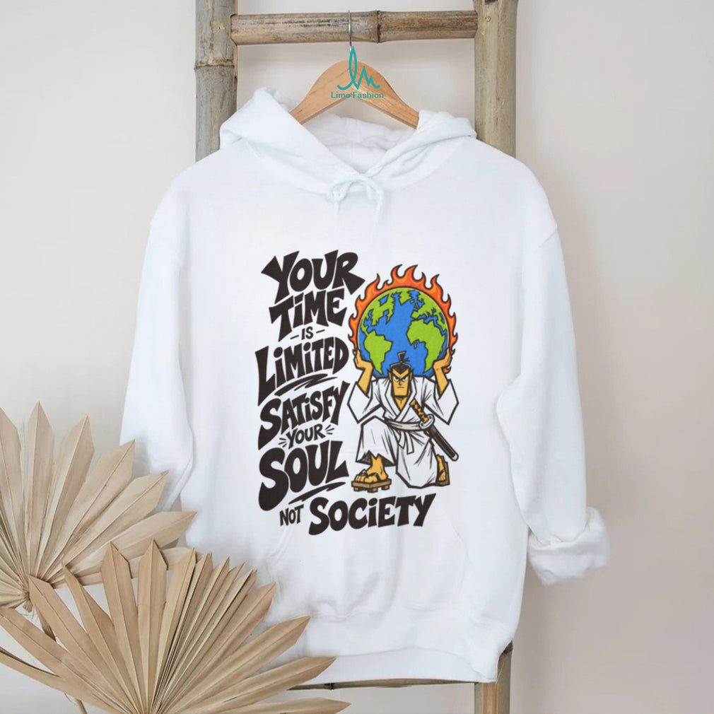 Samurai Jack Your Time Is Limited Soul Motivation Graphic T Shirt