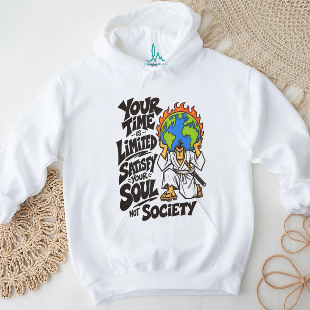 Samurai Jack Your Time Is Limited Soul Motivation Graphic T Shirt