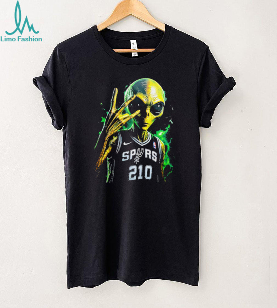 San Antonio Basketball Alien Alien 210 T Shirt