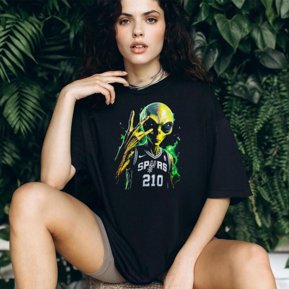 San Antonio Basketball Alien Alien 210 T Shirt