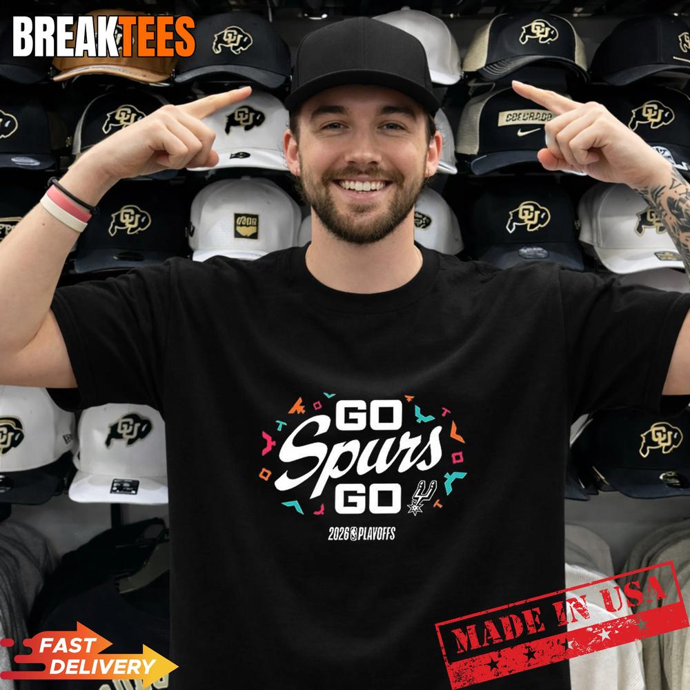 San Antonio Go Spurs Go 2026 NBA Playoffs T-Shirt