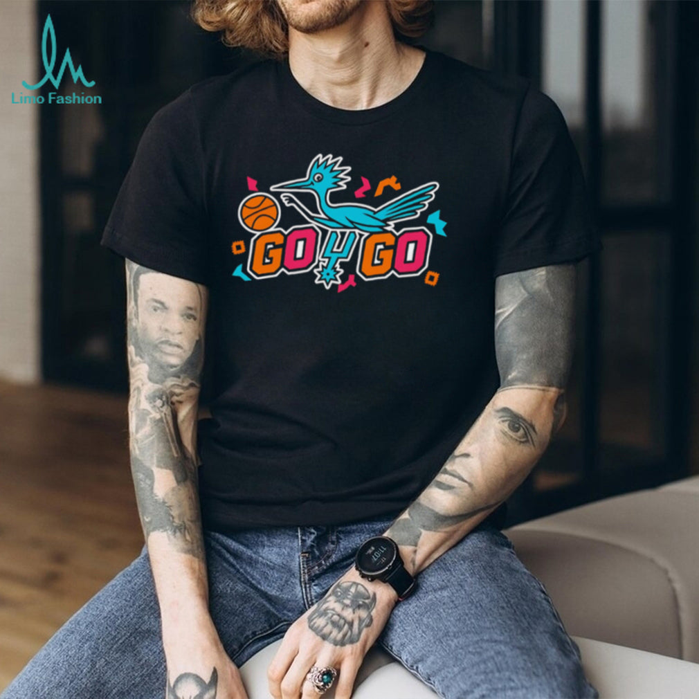 San Antonio Roadrunner Go Spurs Go Neon Fiesta Style T Shirt