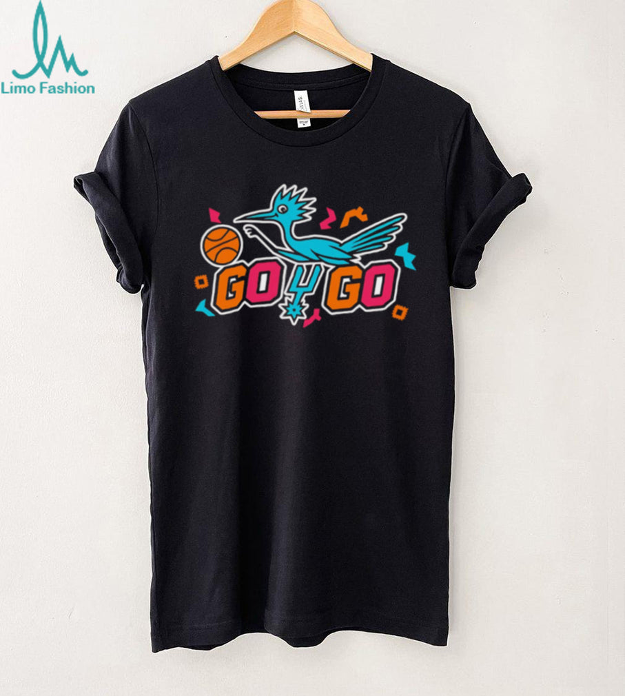 San Antonio Roadrunner Go Spurs Go Neon Fiesta Style T Shirt