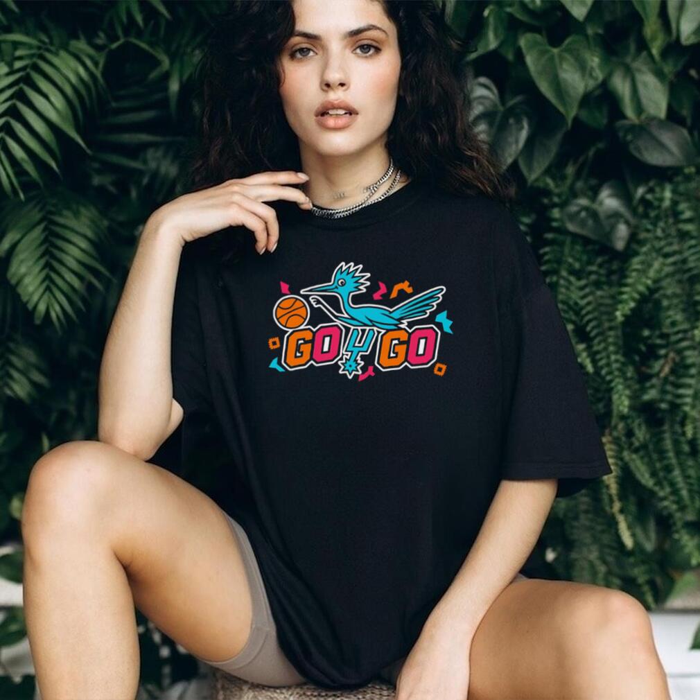 San Antonio Roadrunner Go Spurs Go Neon Fiesta Style T Shirt