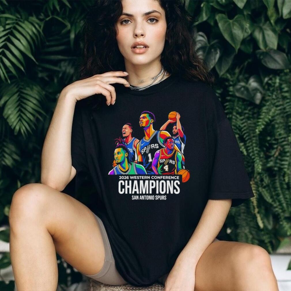 San Antonio Spurs Basketball Big Five Team 2026 Western Conference Champions NBA shirt