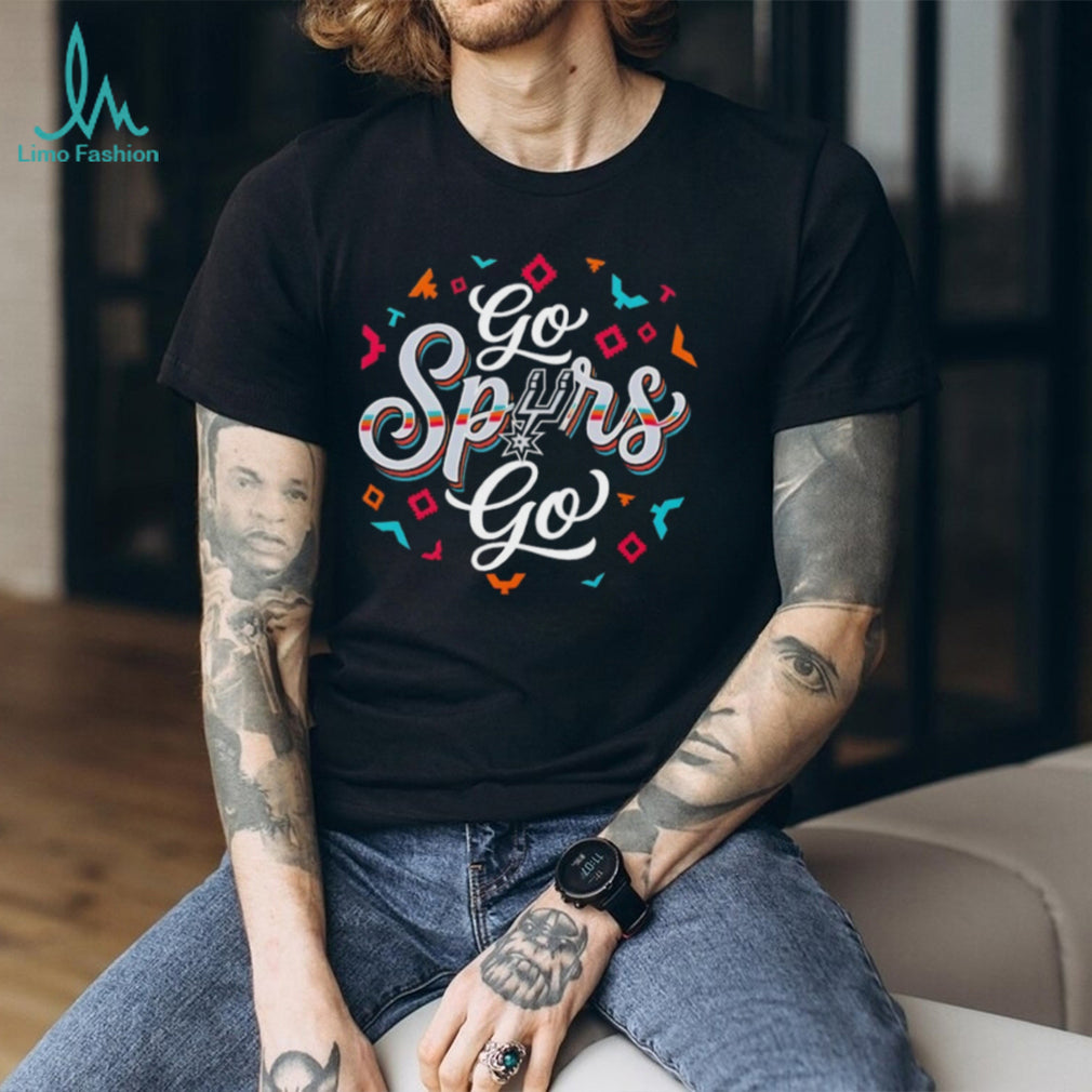 San Antonio Spurs Basketball Featuring The Go Spurs Go Text NBA 2026 shirt