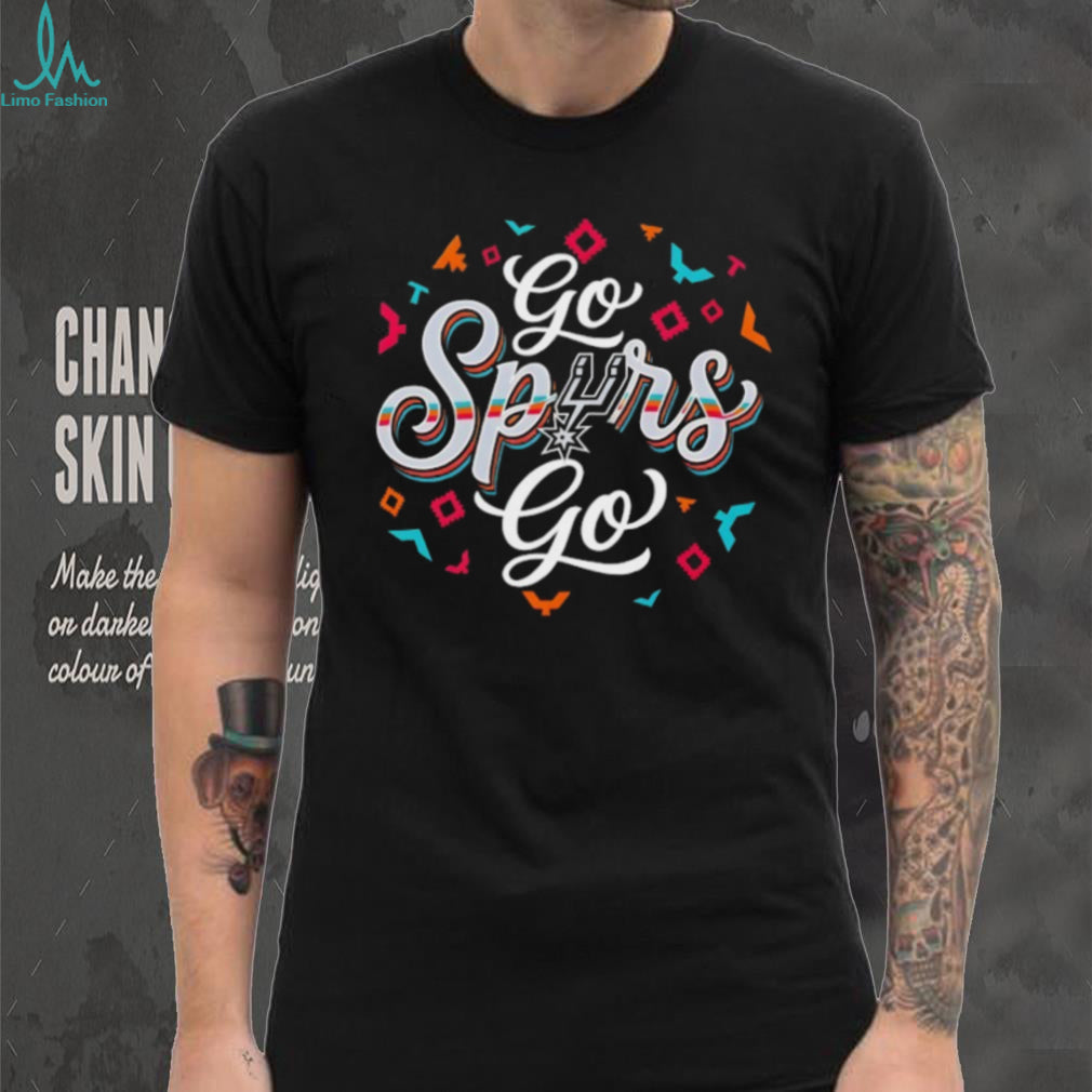 San Antonio Spurs Basketball Featuring The Go Spurs Go Text NBA 2026 shirt