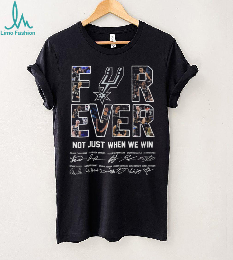 San Antonio Spurs Basketball Forever Fan Signature Graphic Shirt