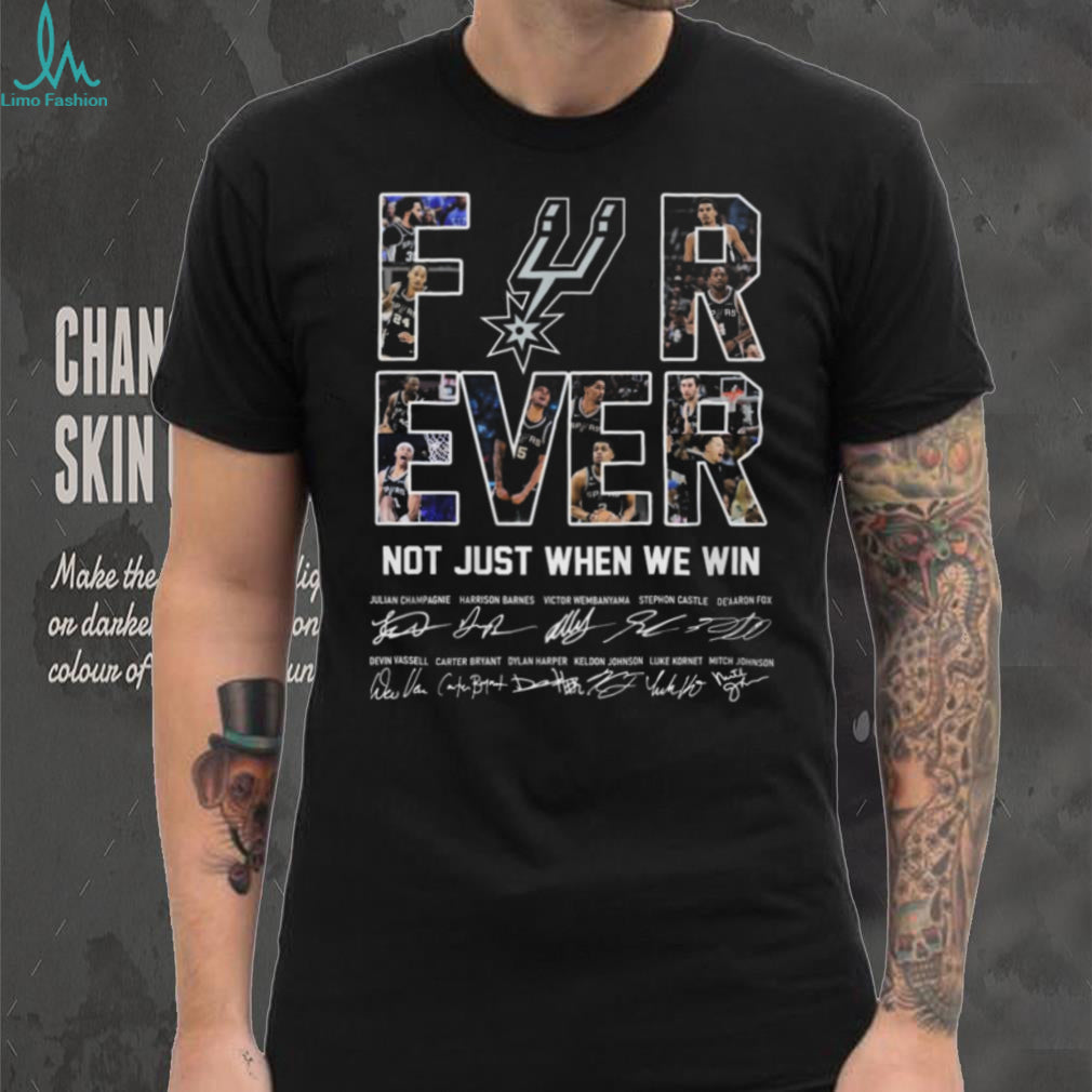 San Antonio Spurs Basketball Forever Fan Signature Graphic Shirt