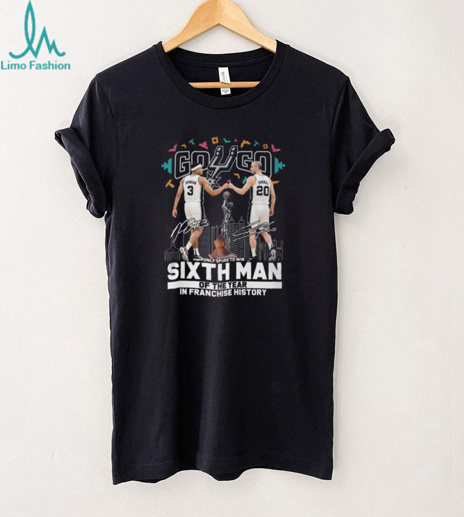 San Antonio Spurs Keldon Johnson Manu Ginobili Sixth Man Of The Year T Shirt