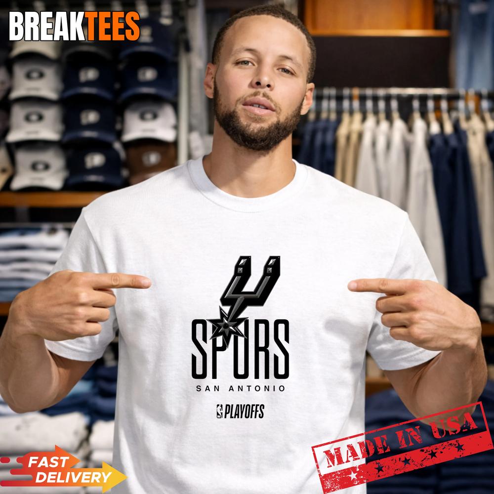 San Antonio Spurs NBA Playoff 2026 logo T-Shirt