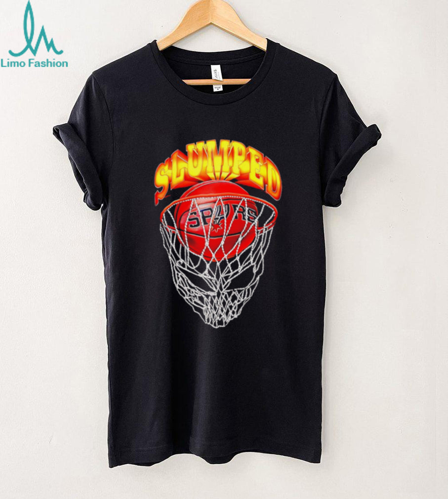 San Antonio Spurs Slumped Basketball Graphic T shirt