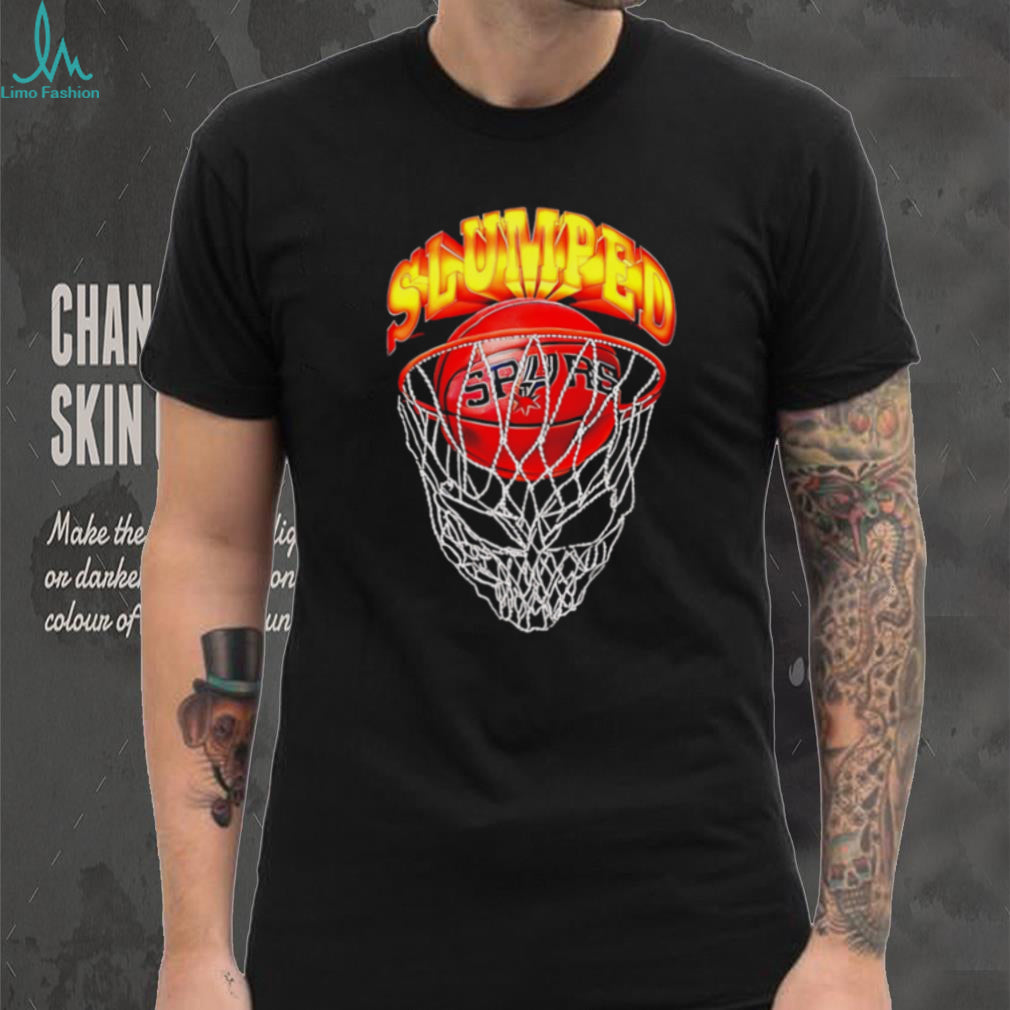 San Antonio Spurs Slumped Basketball Graphic T shirt
