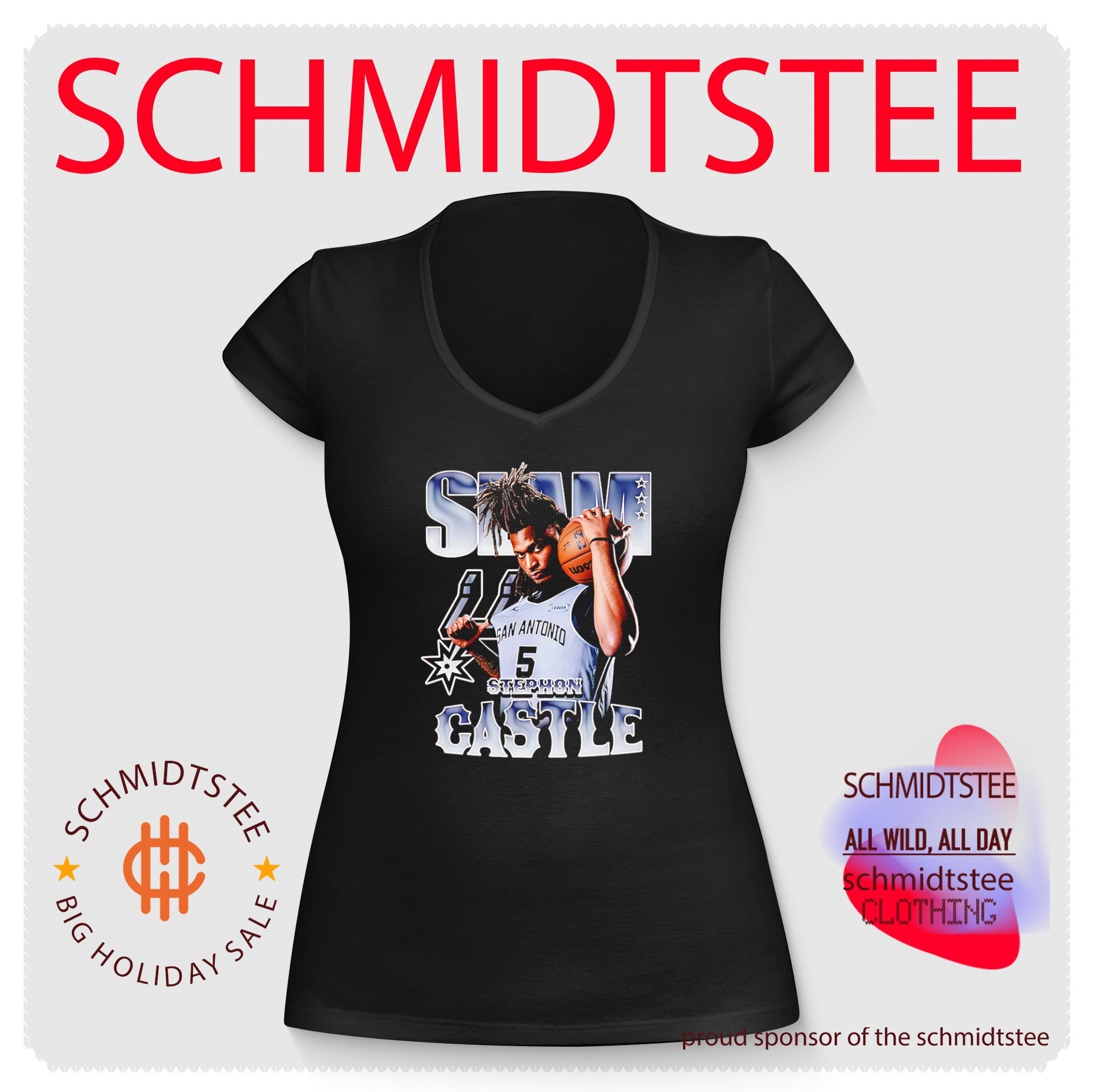 San Antonio Spurs Stephon Castle SLAM Remix shirt