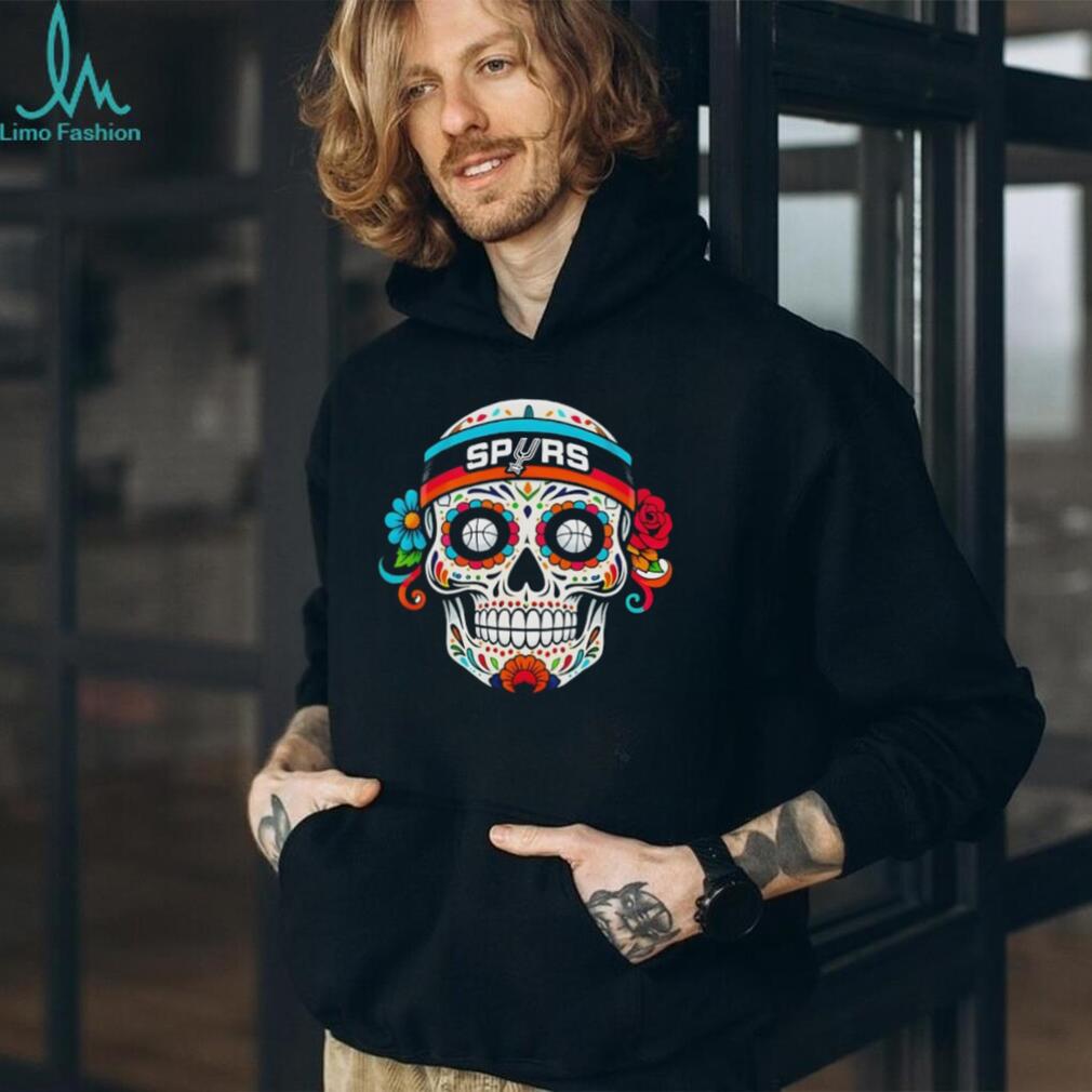 San Antonio Spurs Sugar Skull Flower Basketball Headband Celebration NBA 2026 shirt
