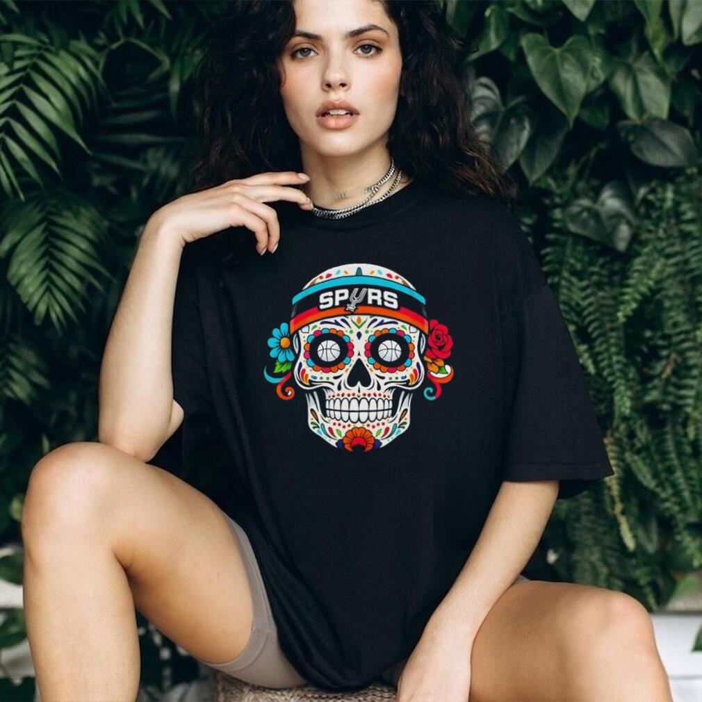 San Antonio Spurs Sugar Skull Flower Basketball Headband Celebration NBA 2026 shirt