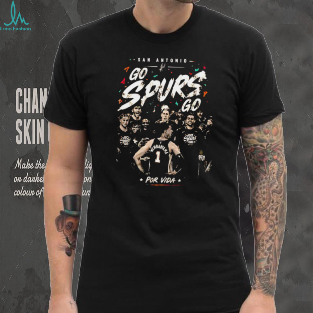 San Antonio Spurs Wembanyama Por Vida Basketball Team T Shirt