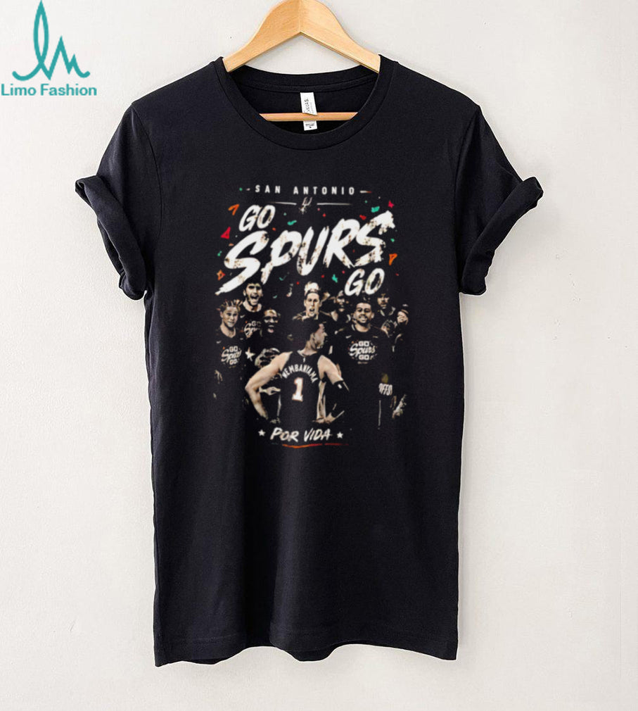 San Antonio Spurs Wembanyama Por Vida Basketball Team T Shirt