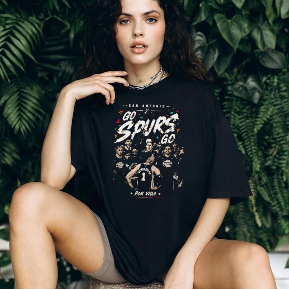 San Antonio Spurs Wembanyama Por Vida Basketball Team T Shirt