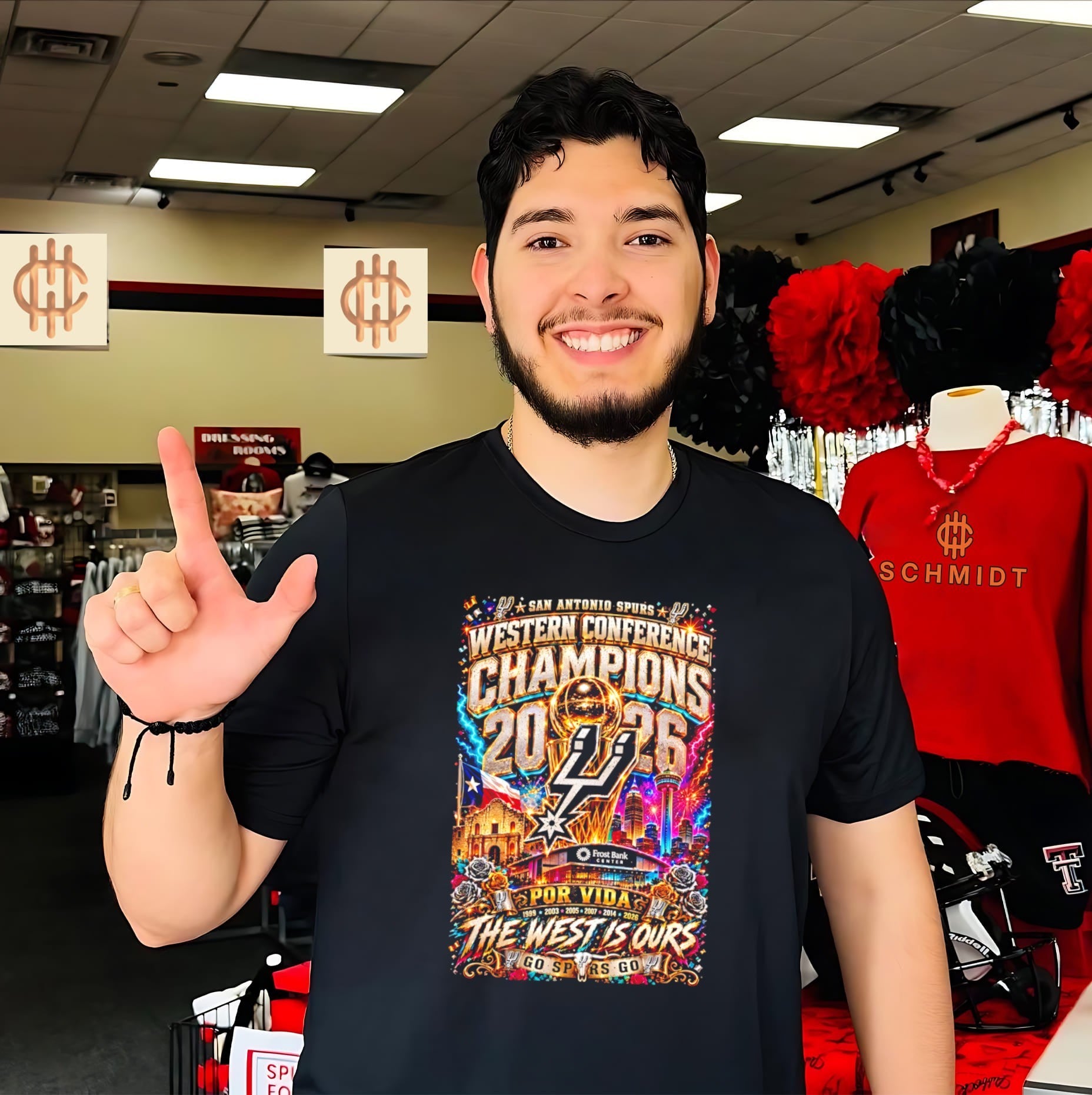 San Antonio Spurs Western Conference Champions 2026 Por Vide The West is ours shirt