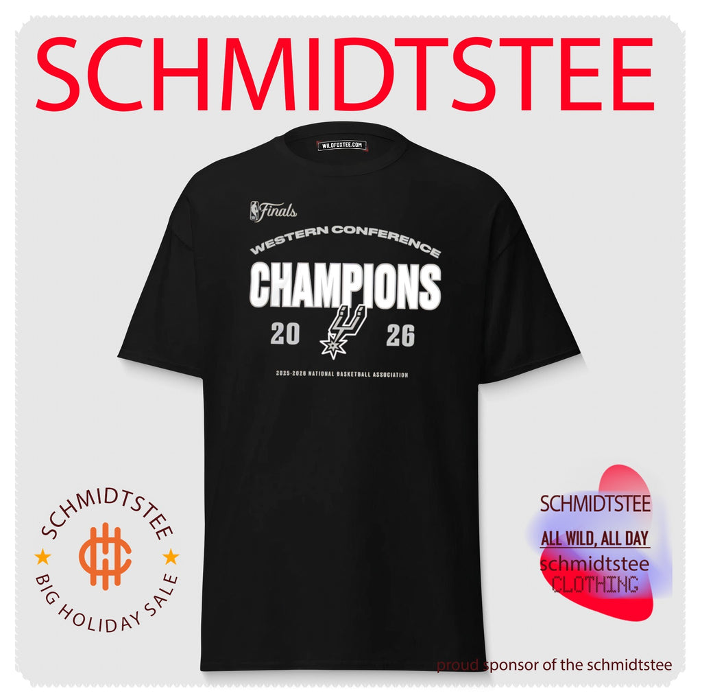 San Antonio Spurs Western Conference Champions 2026 logo shirt