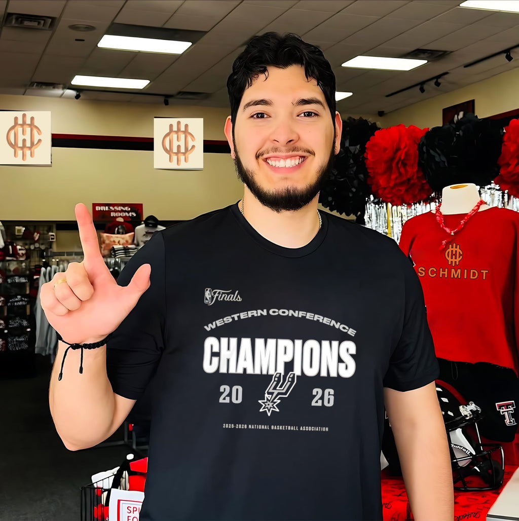 San Antonio Spurs Western Conference Champions 2026 logo shirt