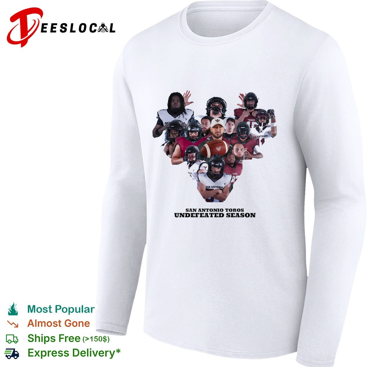 San Antonio Toros Undefeated Season shirt