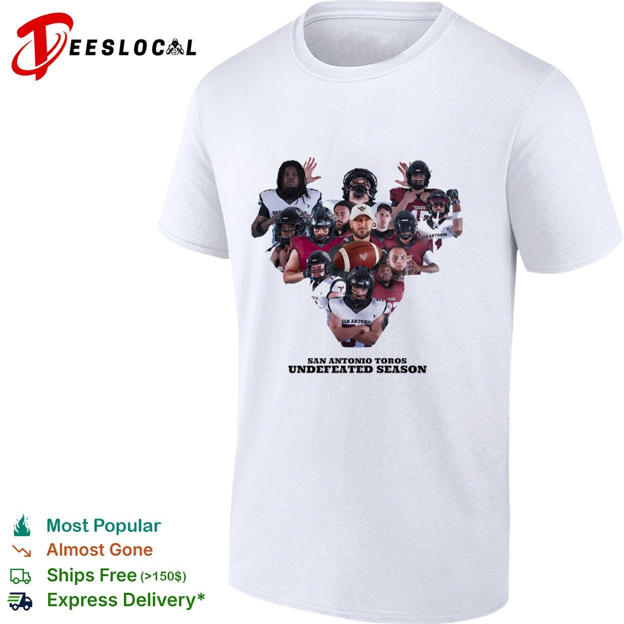 San Antonio Toros Undefeated Season shirt