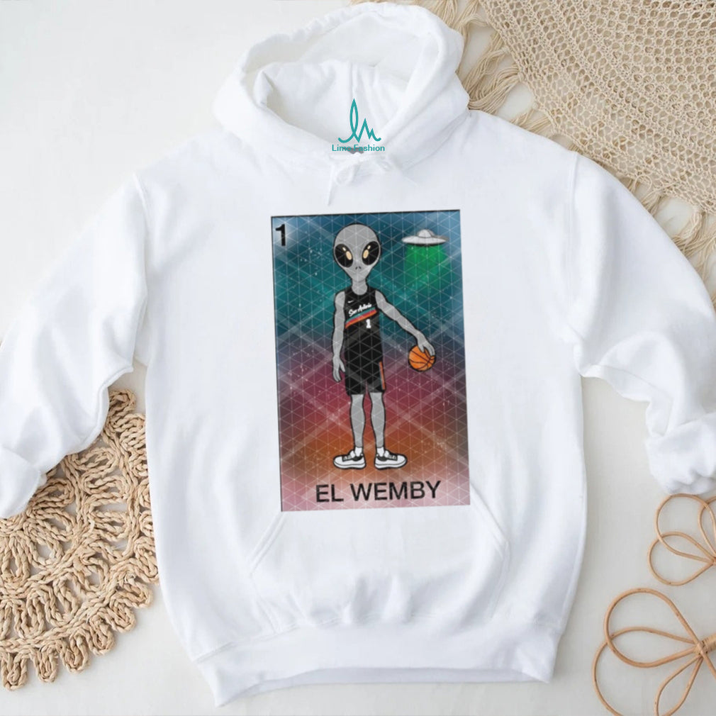 San Antonio Victor Wembanyama El Wemby Alien Basketball T Shirt