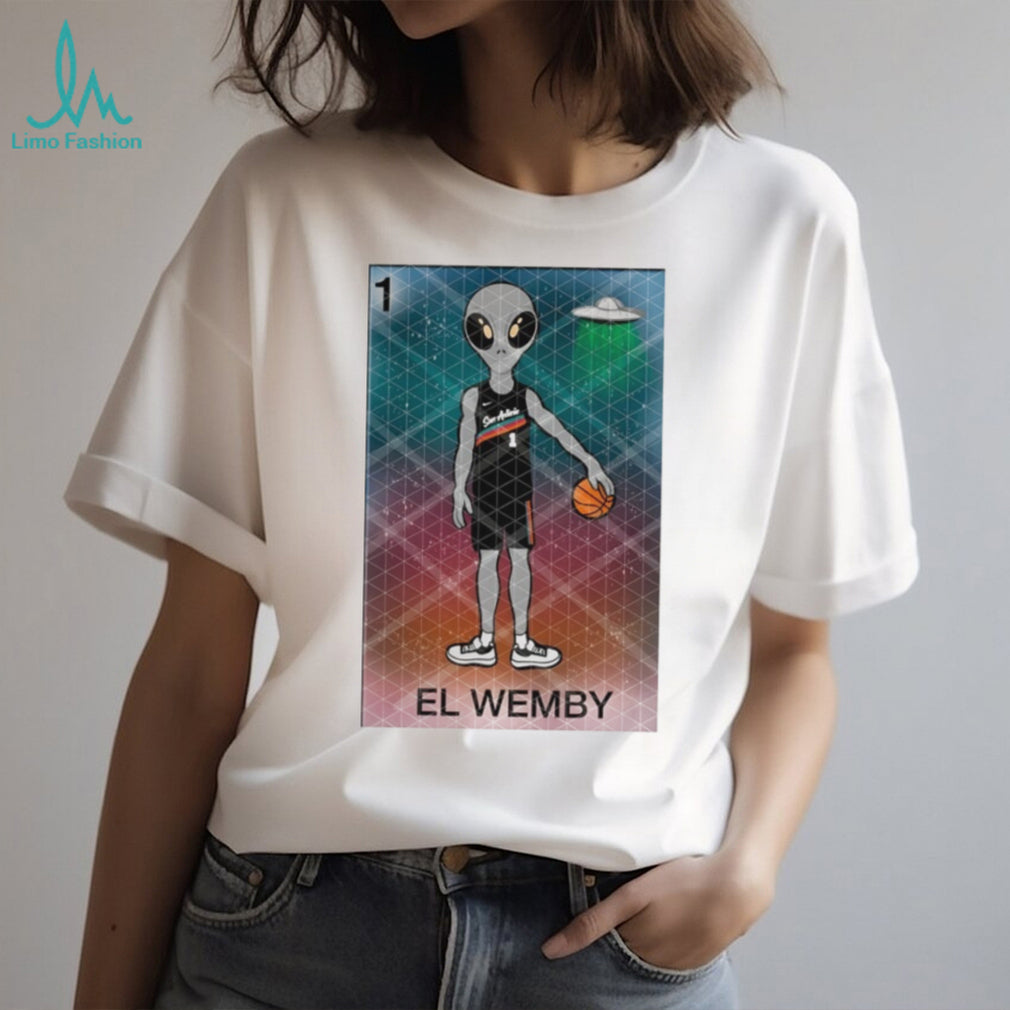 San Antonio Victor Wembanyama El Wemby Alien Basketball T Shirt