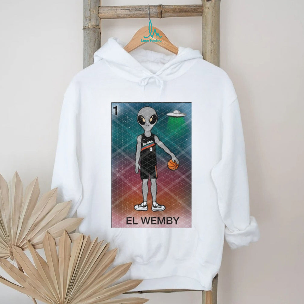 San Antonio Victor Wembanyama El Wemby Alien Basketball T Shirt