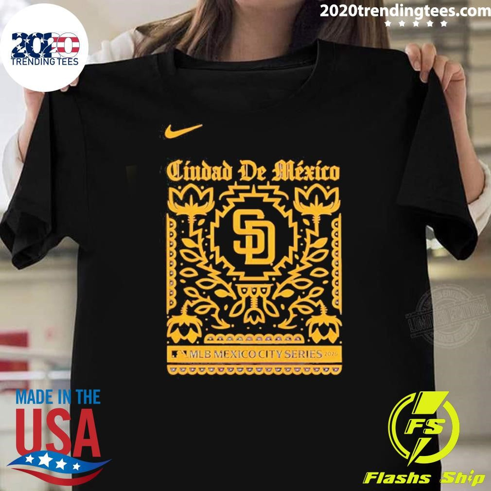 San Diego Padres MLB World Tour Mexico City Series 2026 Shirt