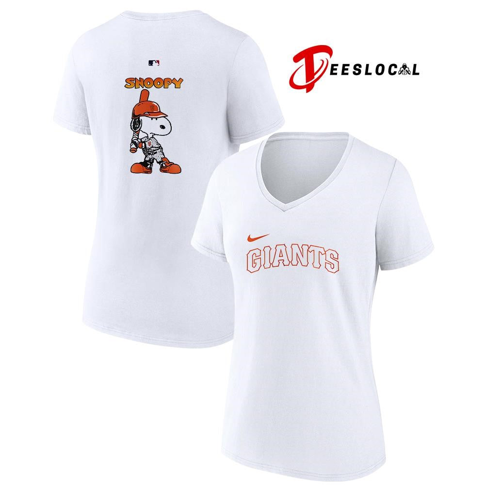 San Francisco Giants 75th anniversary of Peanuts shirt