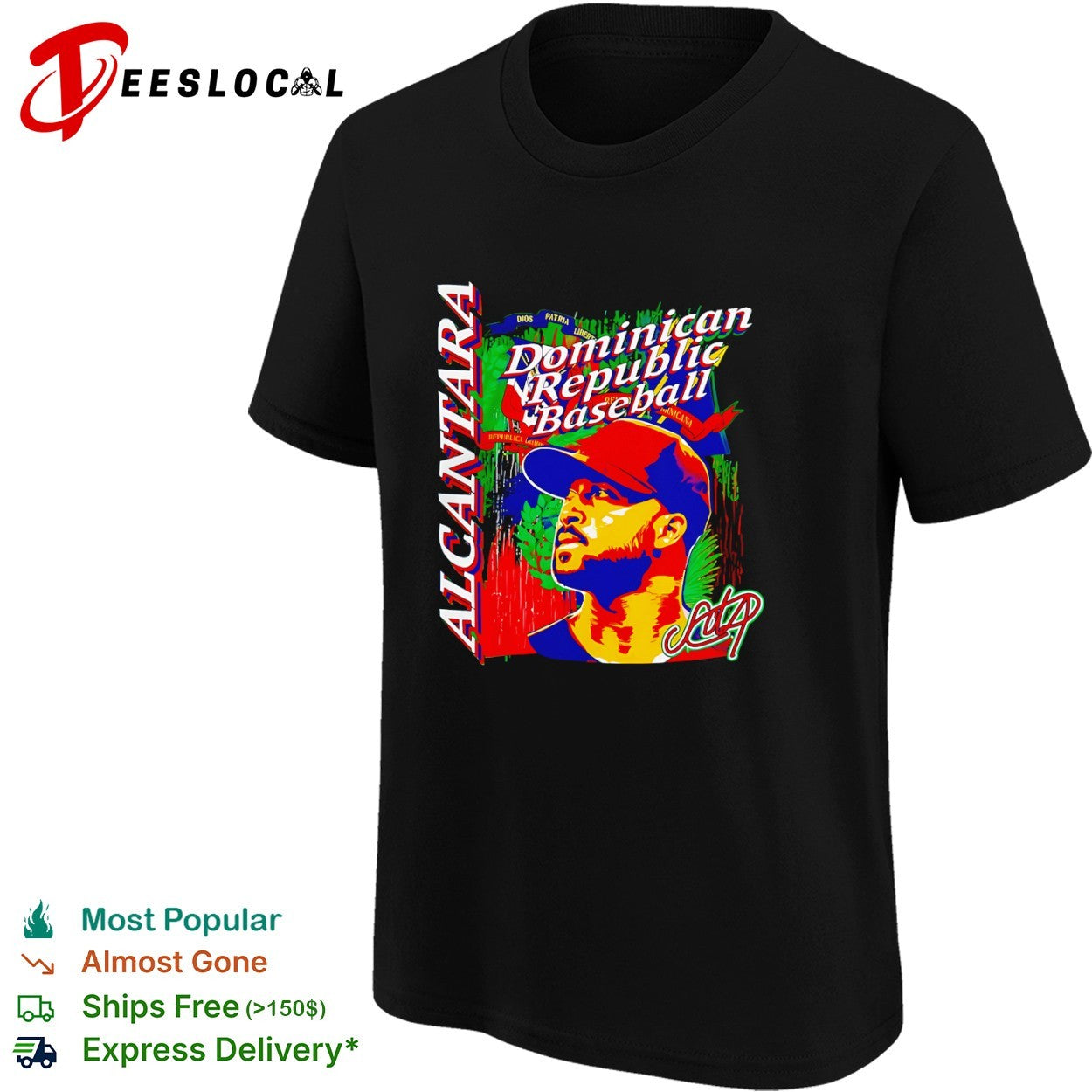 Sandy Alcantara Dominican Republic Baseball Alcantara Dios Patria Libertad shirt