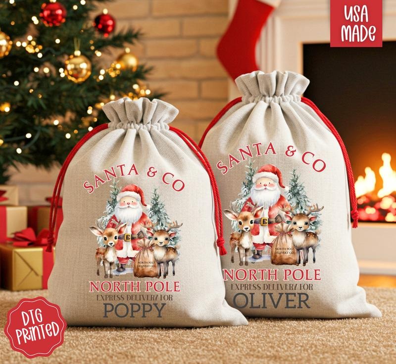 Santa & Co Santa Sack for Christmas Morning T-Shirts, Hoodie, Sweatshirt | PodTeesHub.com