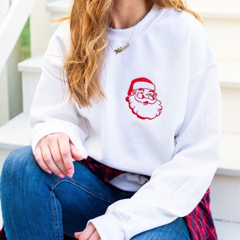'Santa Claus' Crewneck Sweatshirt T-Shirts, Hoodie | PodTeesHub.com