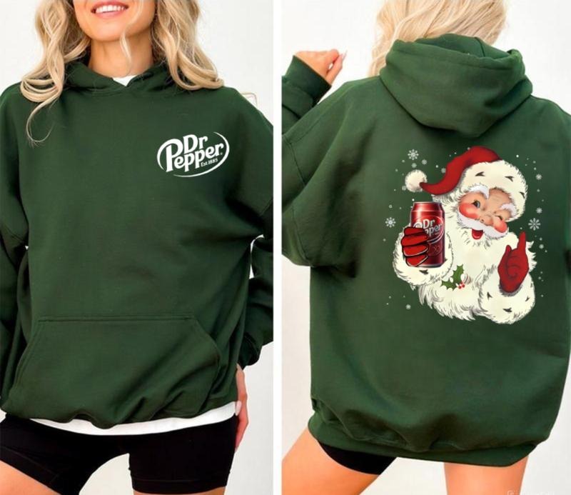 Santa Claus Dr Pepper Hoodie