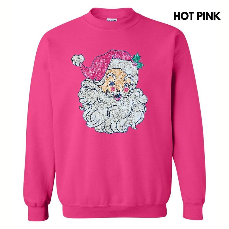 Santa FAKE Sequins Sweatshirt T-Shirts, Hoodie | PodTeesHub.com