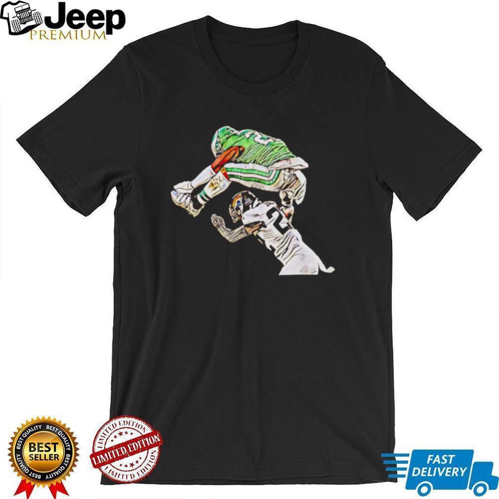 Saquon Barkley Hurdle Backwards Jump shirt