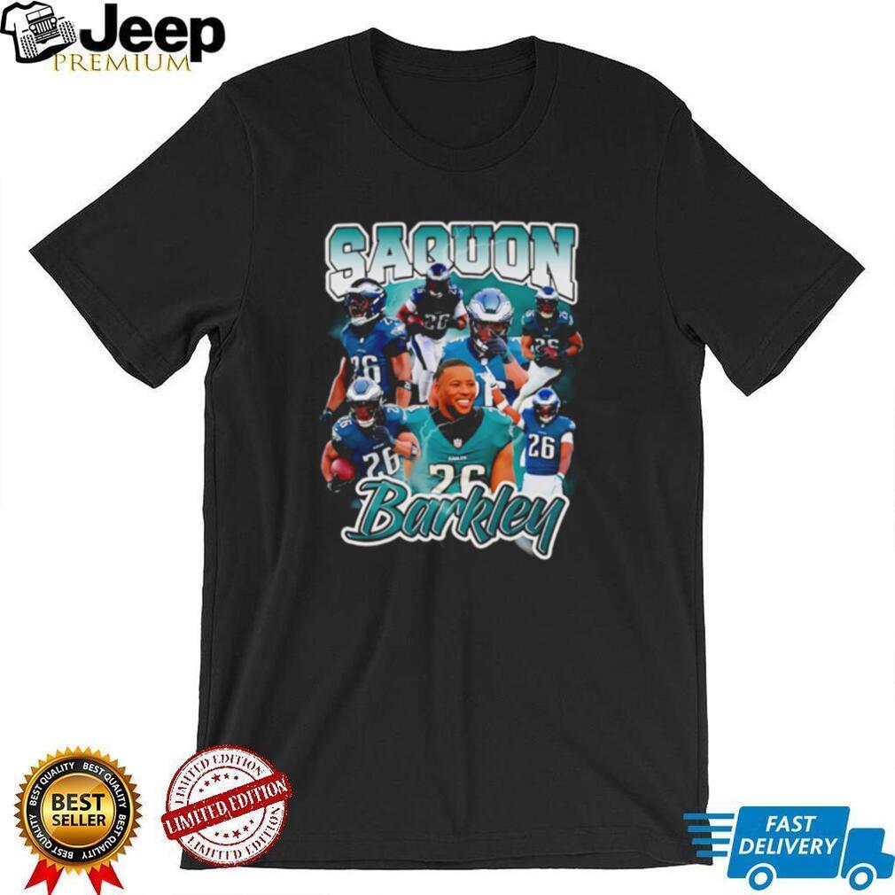 Saquon Barkley Philadelphia Eagles player collage ’26 shirt