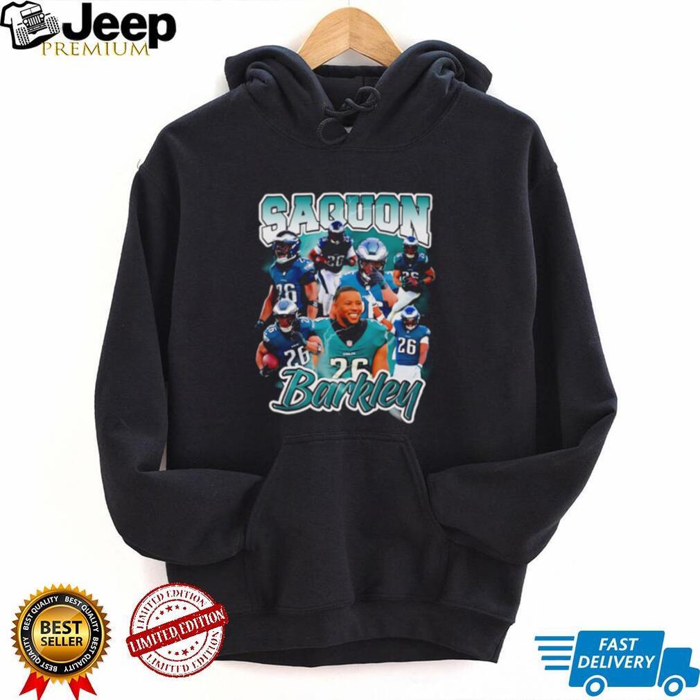 Saquon Barkley Philadelphia Eagles player collage ’26 shirt