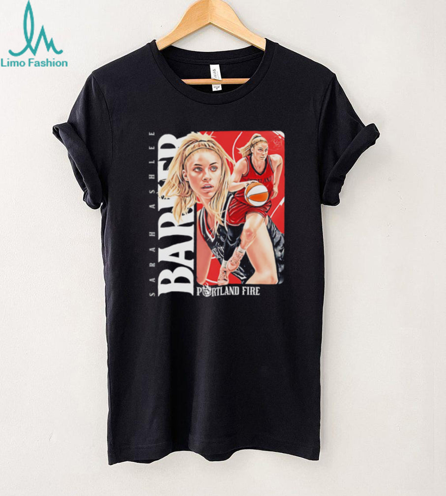 Sarah Ashlee Barker Portland Fire WNBA Player T Shirt