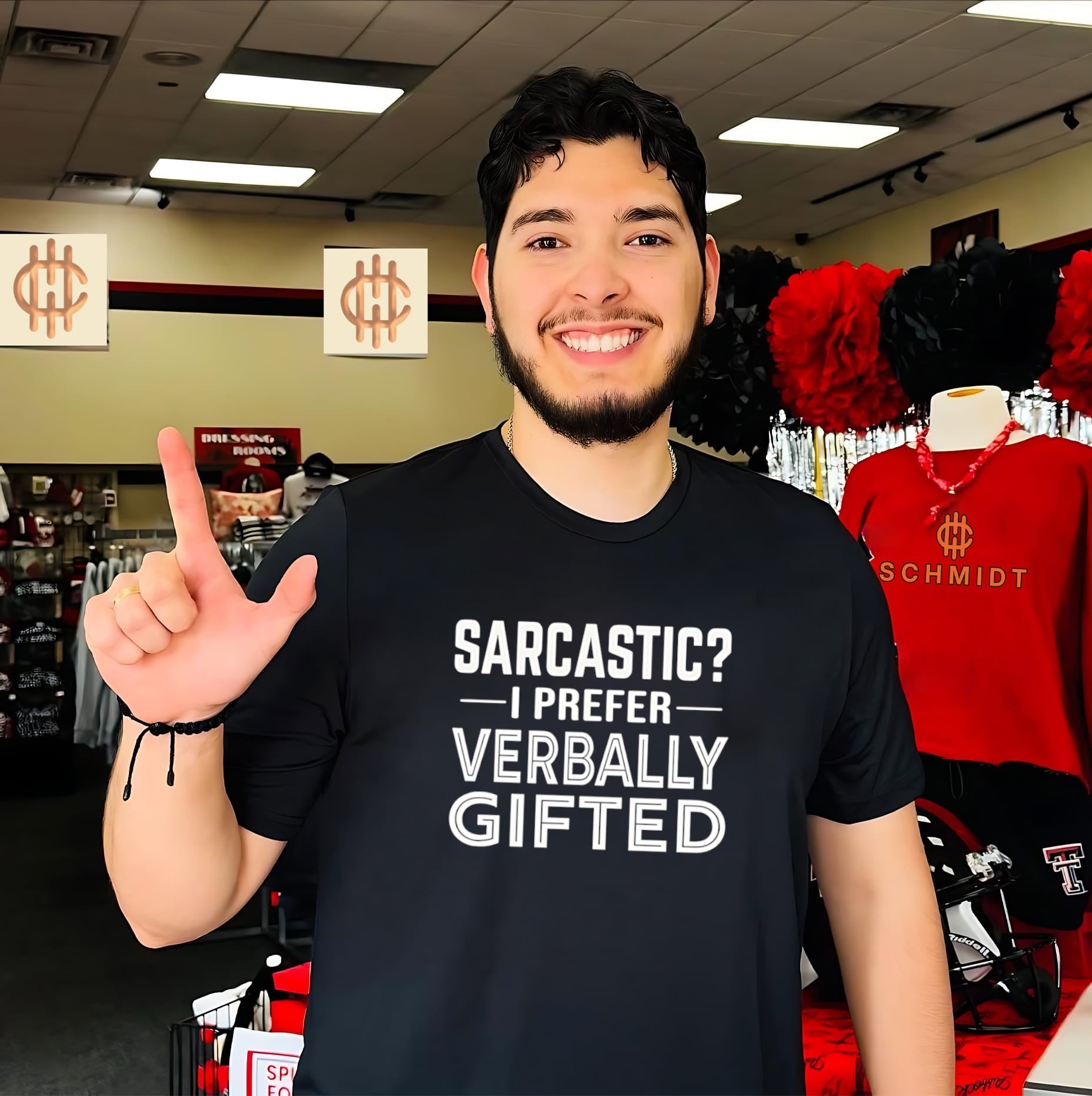 Sarcastic I prefer verbally gifted shirt
