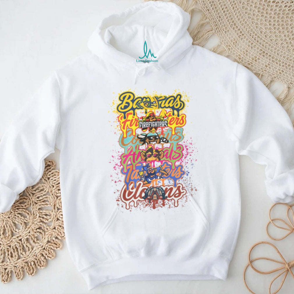 Savannah Bananas Opponents Graffiti Drip Baseball T Shirt
