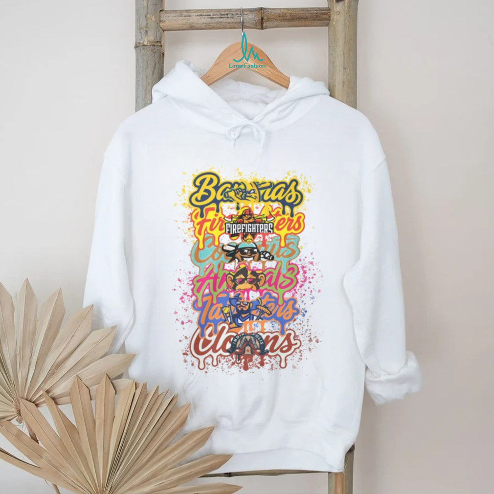 Savannah Bananas Opponents Graffiti Drip Baseball T Shirt