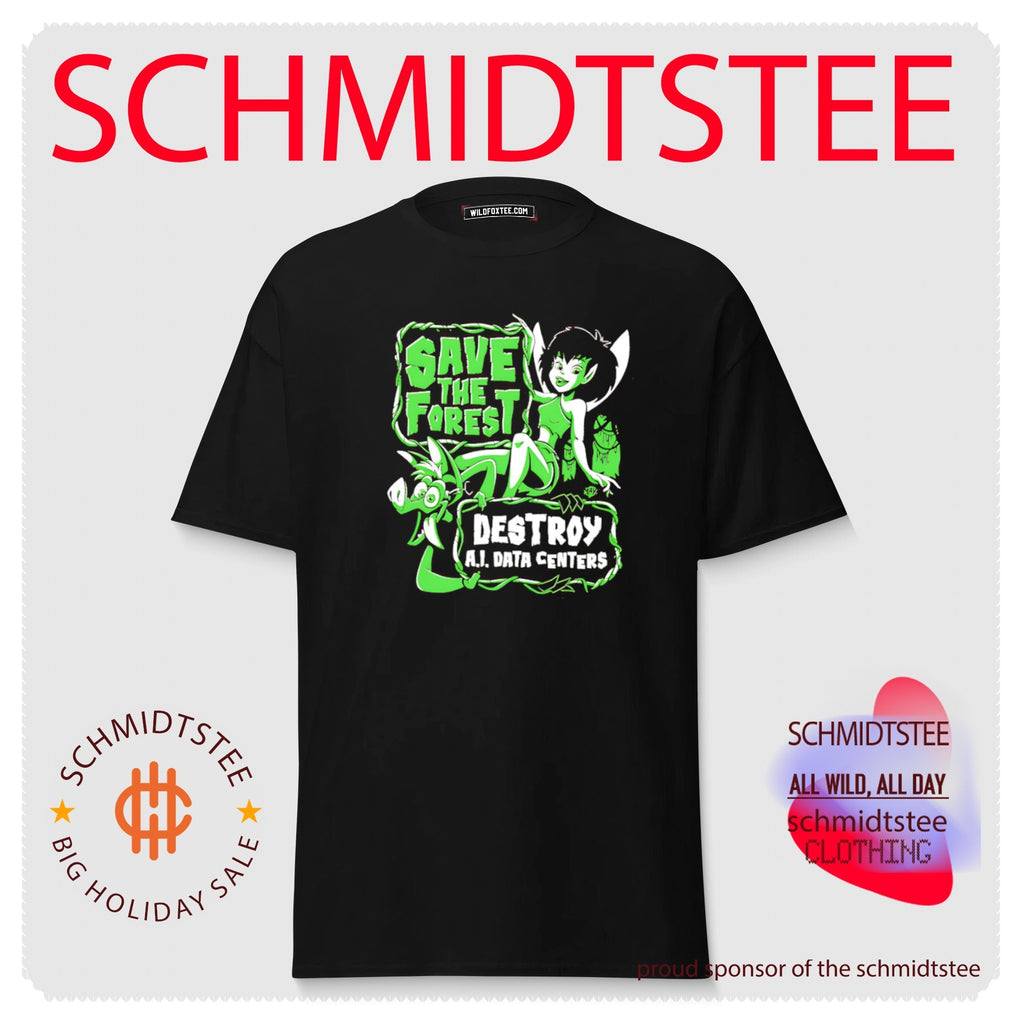 Save the forest Destroy AI Data centers shirt