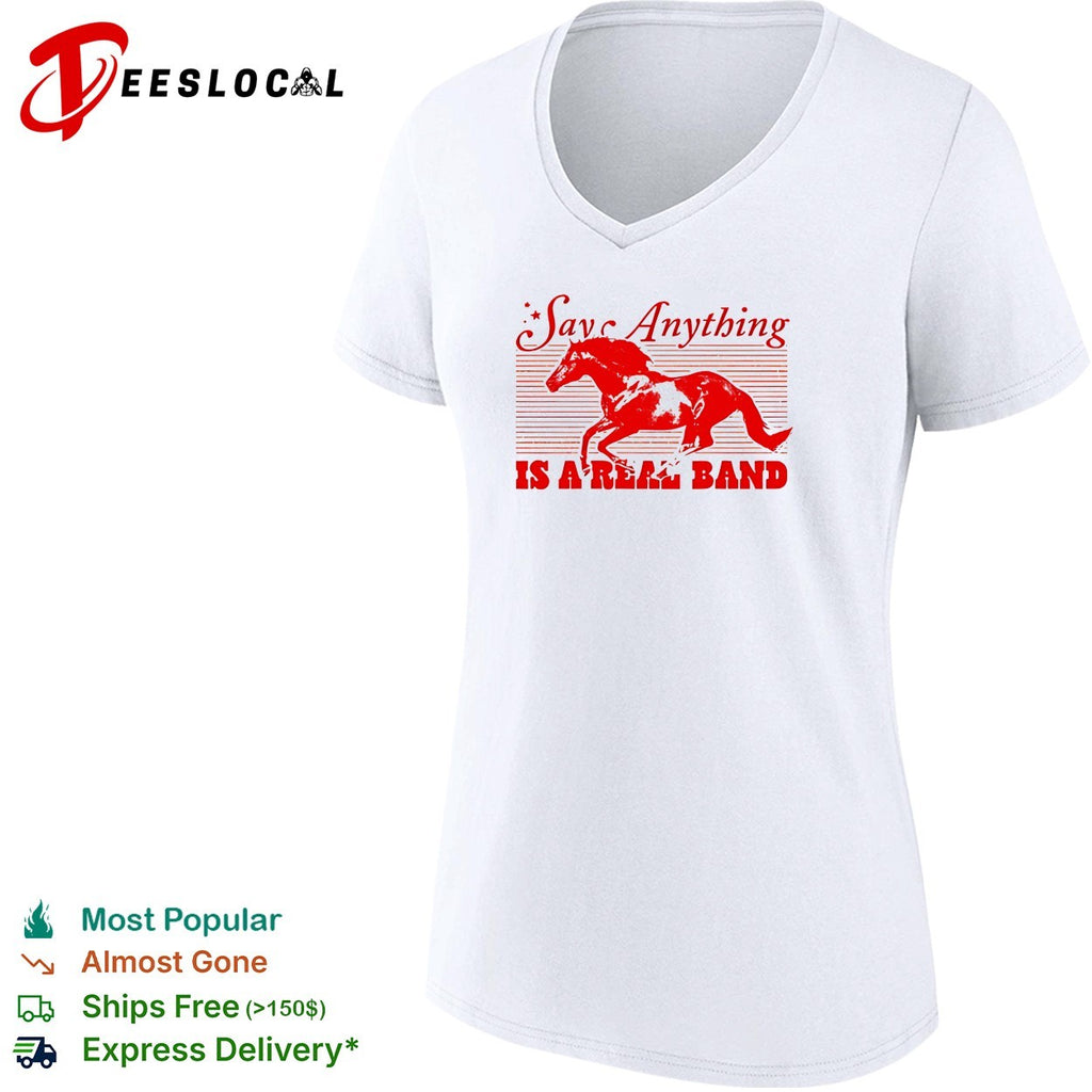 Say Anything is a real band horse vintage shirt