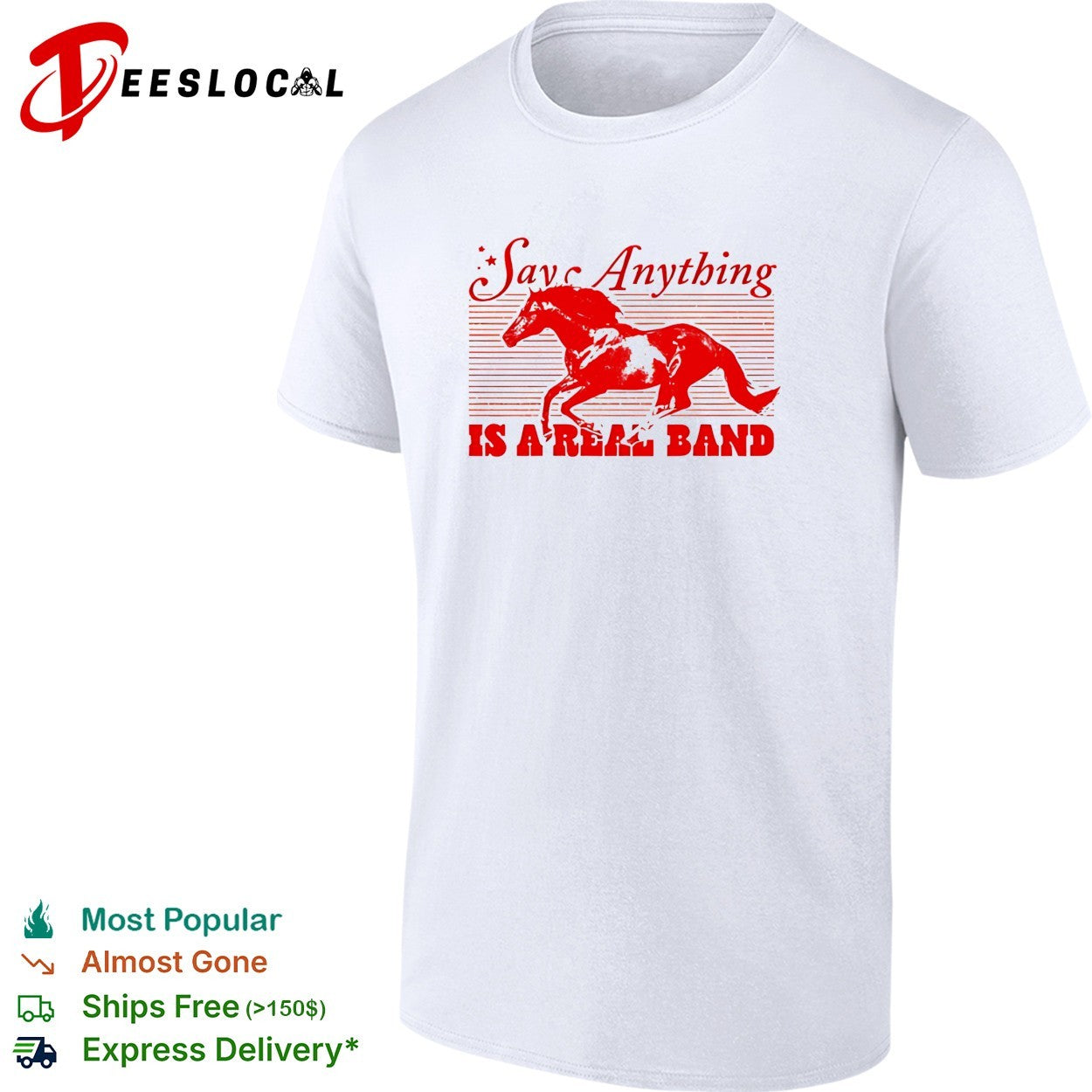 Say Anything is a real band horse vintage shirt