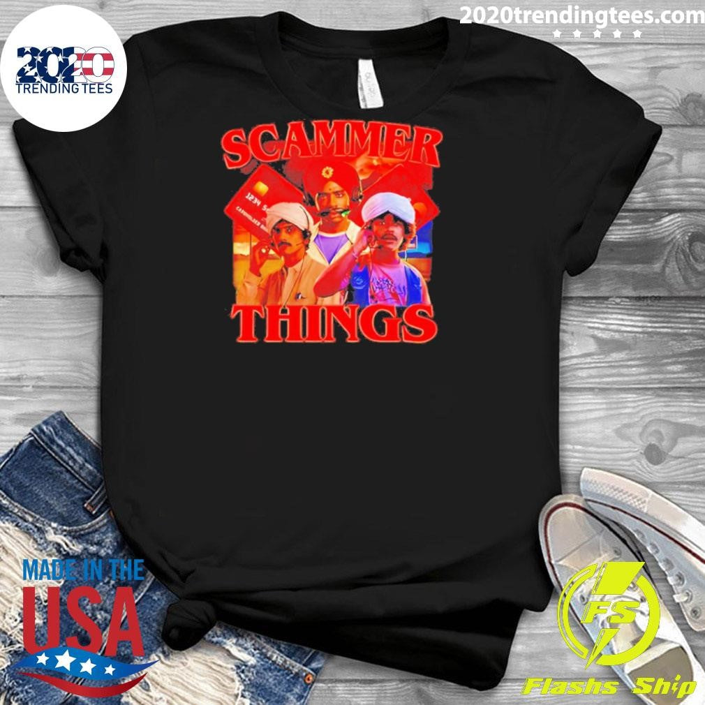 Scammer Things Parody Shirt